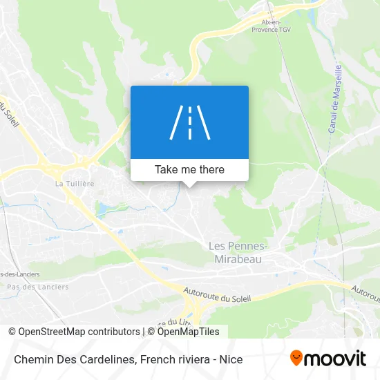 Chemin Des Cardelines map