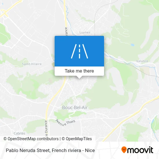 Rue Pablo Neruda map