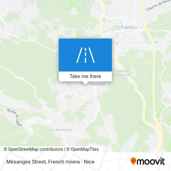 Rue Des Mésanges map
