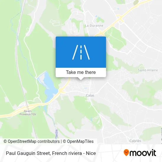 Rue Paul Gauguin map