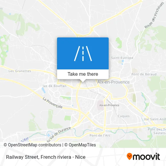 Rue Du Chemin De Fer map
