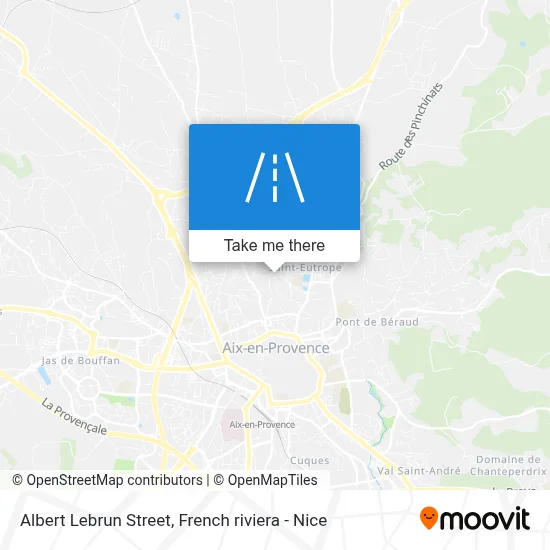 Rue Albert Lebrun map