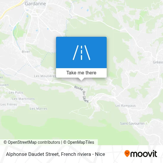 Mapa Rue Alphonse Daudet
