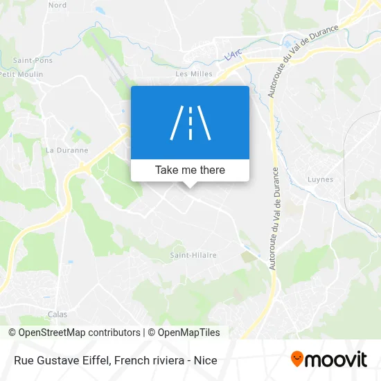 Rue Gustave Eiffel map