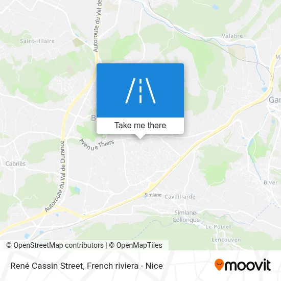 Rue René Cassin map