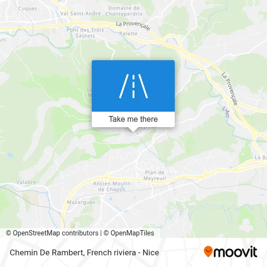Chemin De Rambert map