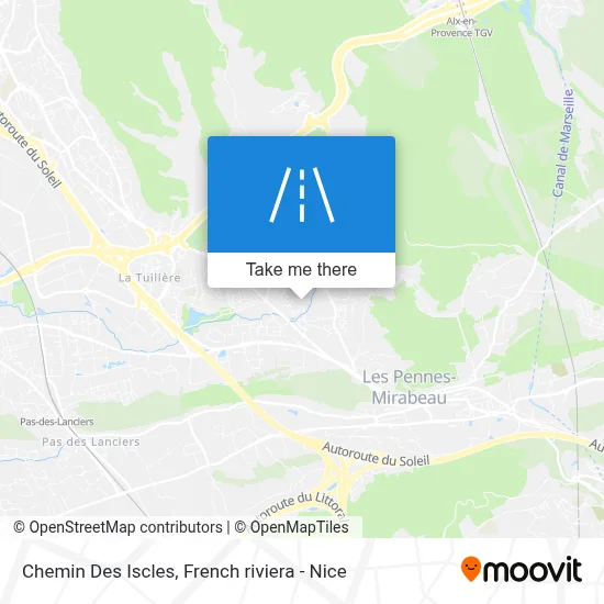 Chemin Des Iscles map