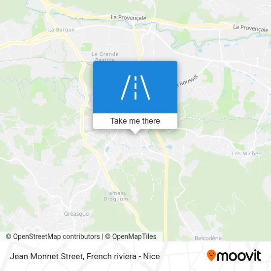 Mapa Rue Jean Monnet