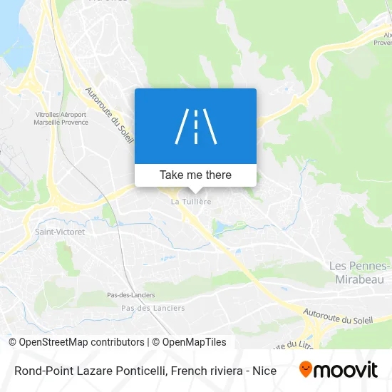 Rond-Point Lazare Ponticelli map