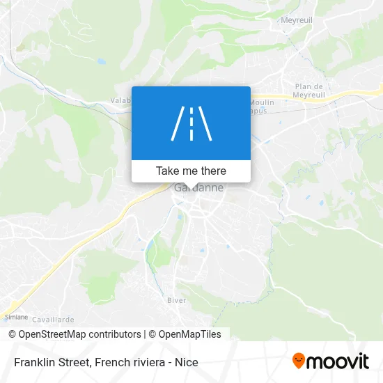 Mapa Rue Franklin