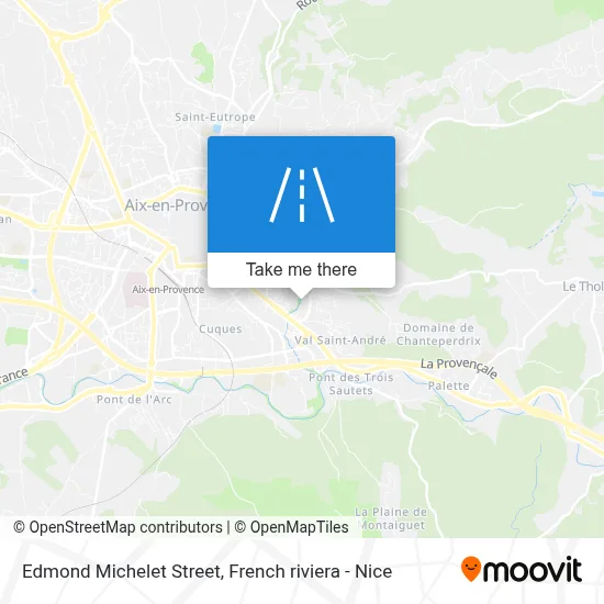 Mapa Rue Edmond Michelet