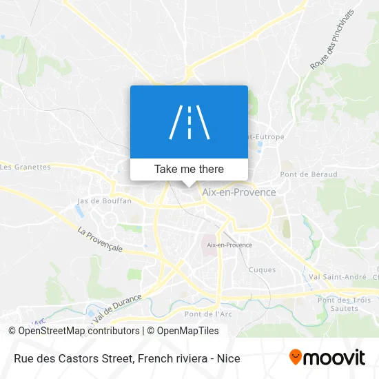 Mapa Rue Des Castors