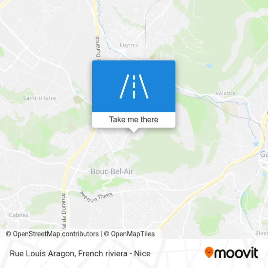 Rue Louis Aragon map