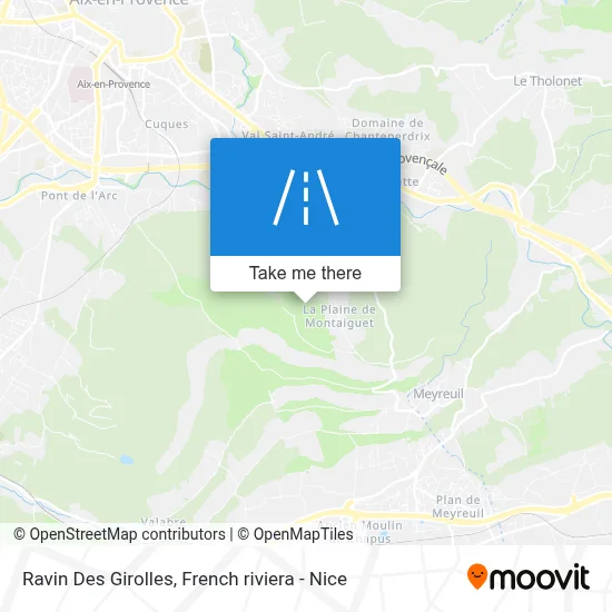 Mapa Ravin Des Girolles