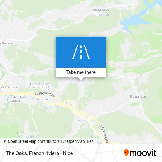 Les Chênes map