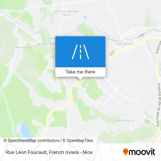 Rue Léon Foucault map