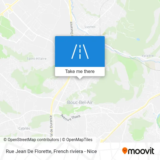 Mapa Rue Jean De Florette