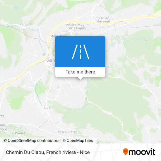 Chemin Du Claou map