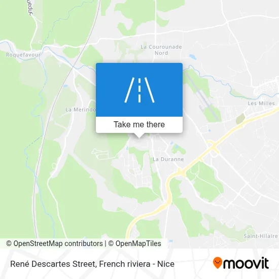 Rue René Descartes map