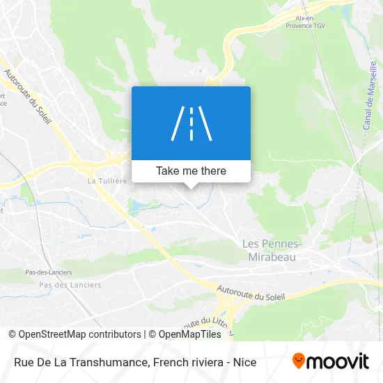 Rue De La Transhumance map