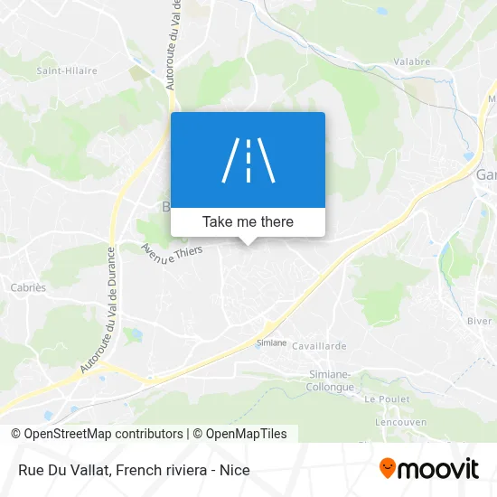 Rue Du Vallat map
