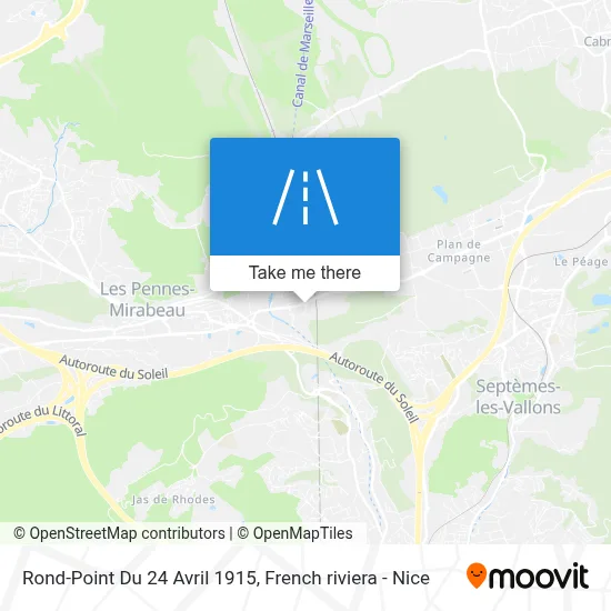 Rond-Point Du 24 Avril 1915 map