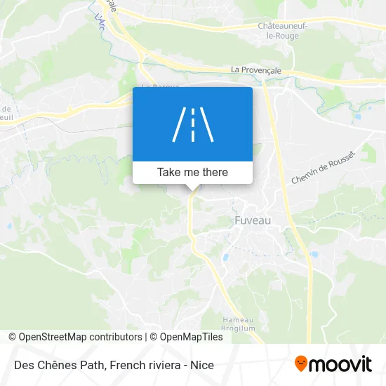 Chemin Des Chênes map