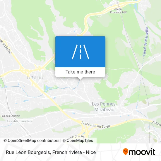 Rue Léon Bourgeois map