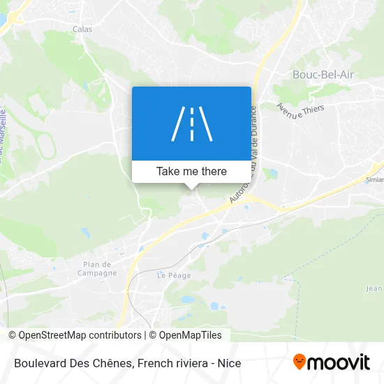Boulevard Des Chênes map