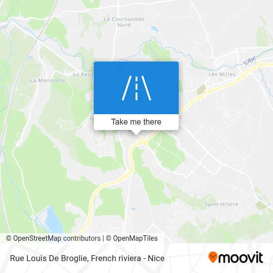 Rue Louis De Broglie map