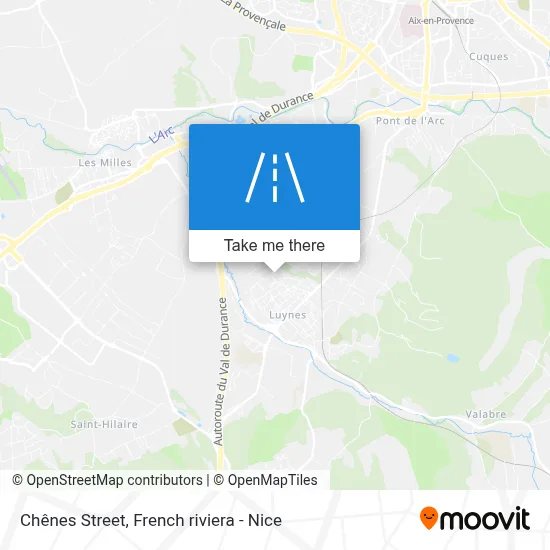 Mapa Rue Des Chênes