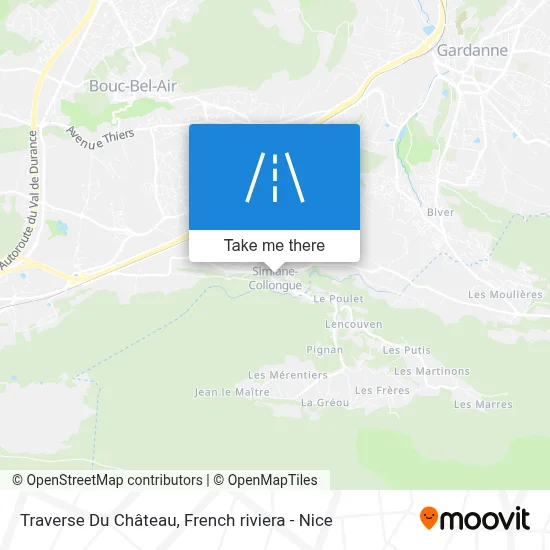 Traverse Du Château map