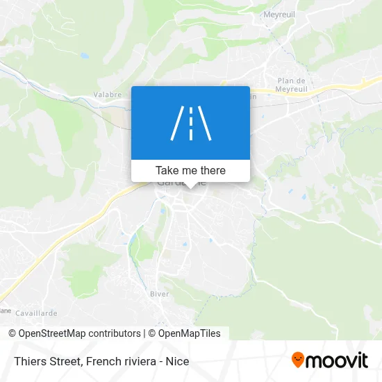 Mapa Rue Thiers