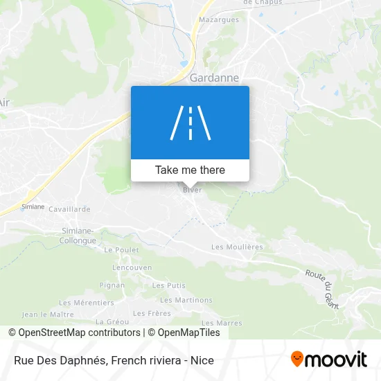Rue Des Daphnés map