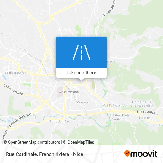Rue Cardinale map