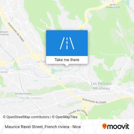 Mapa Rue Maurice Ravel