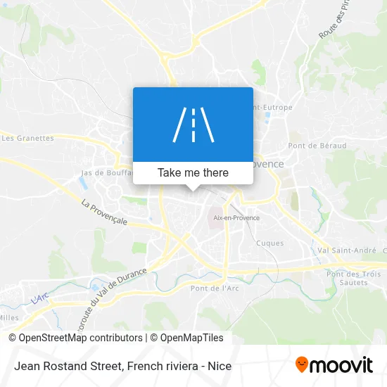 Rue Jean Rostand map