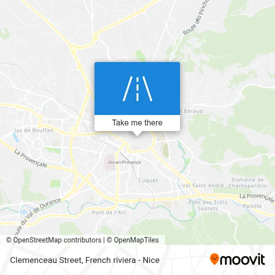 Rue Clemenceau map