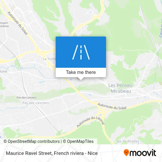 Mapa Rue Maurice Ravel
