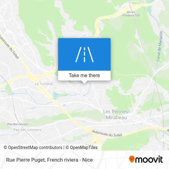 Rue Pierre Puget map
