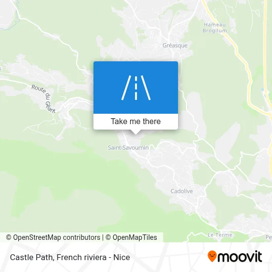 Chemin Du Château map