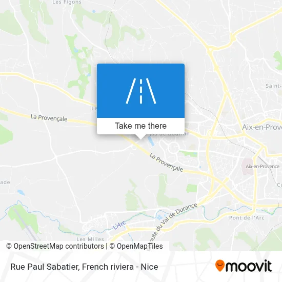 Mapa Rue Paul Sabatier