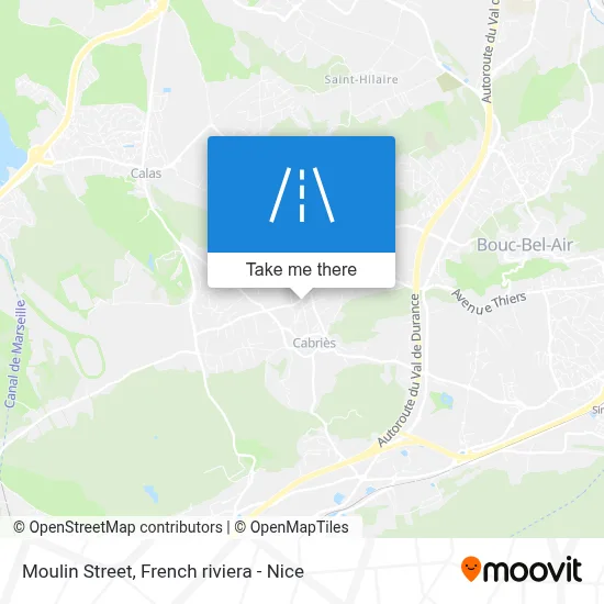 Mapa Rue Du Moulin