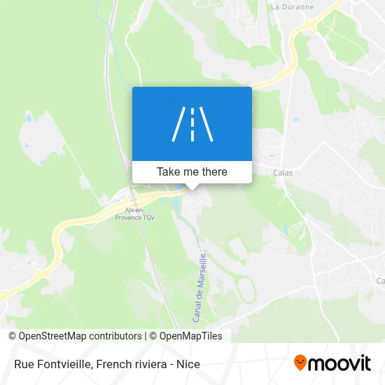 Rue Fontvieille map