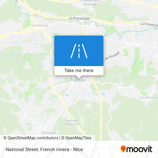 Mapa Rue Nationale