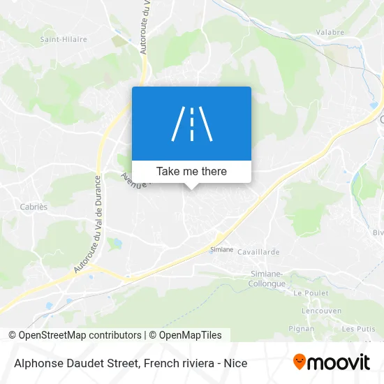 Rue Alphonse Daudet map