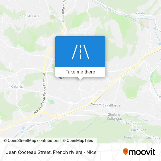 Rue Jean Cocteau map