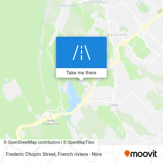 Rue Frédéric Chopin map