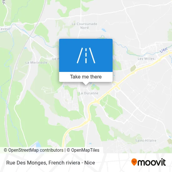 Rue Des Monges map