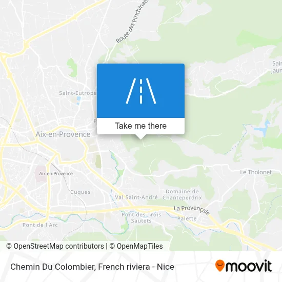 Chemin Du Colombier map